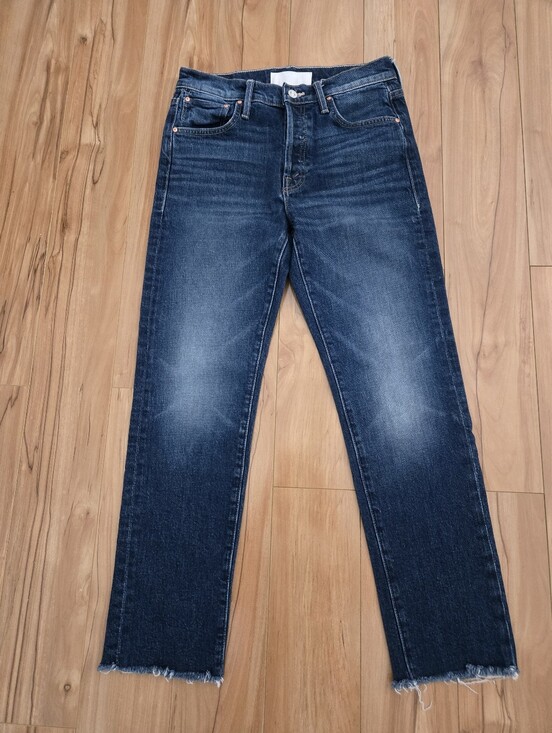 MOTHER Denim - MOTHER Denim "The Scrapper Cuff Ankle Fray" Jeans Size 24